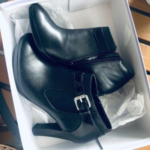 Ralph Lauren black booties
